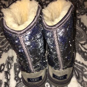 UGGS (sequin blue & silver)